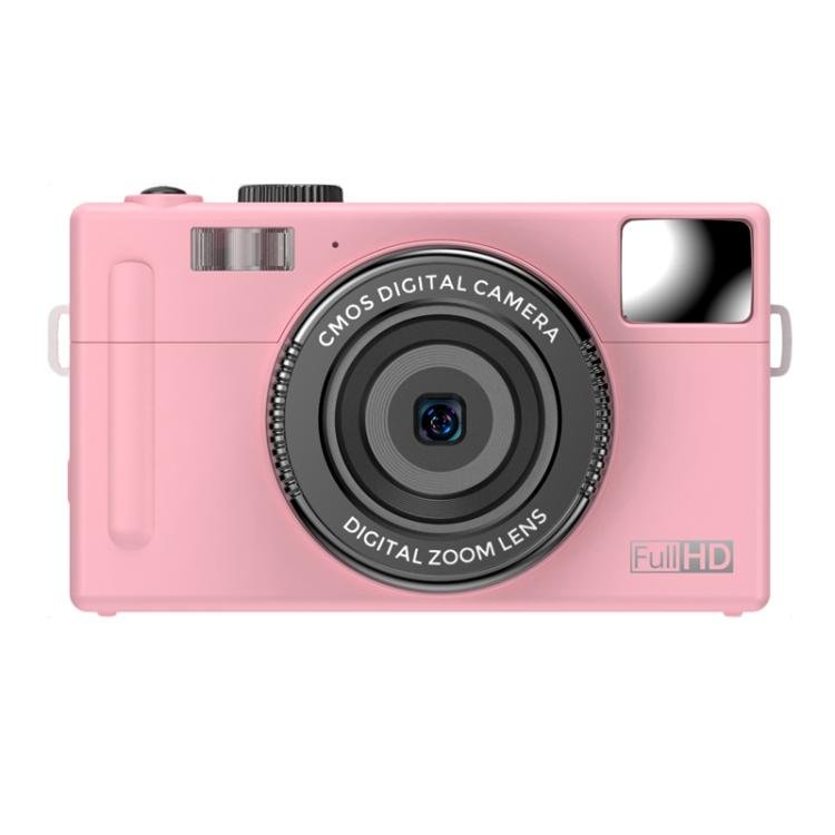 AMKOV CD - R1 24MP HD Pixel Shooting Student Camera 1080P Video Recording CCD Photo Video HD Camera(Pink) - British D'sire Main image