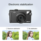 AMKOV CD - R1 24MP HD Pixel Shooting Student Camera 1080P Video Recording CCD Photo Video HD Camera(Pink) - British D'sire
