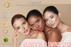 Ammuri Forever Young 24k gold face serum, promoting beautiful glowing skin with hyaluronic acid and vitamin C