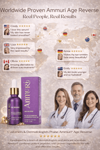 Ammuri Age Reverse Serum Advanced Anti - Ageing - Serum Without Needles - Anti - Ageing Serum – Age - Reversing Brilliance with Peptide &amp; Matrixyl 3000 - British D'sire