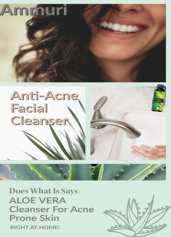 AMMURI Anti Acne Facial Cleanser - Clear Skin Magic for Acne-Prone Complexions - Facial Cleanser - British D'sire