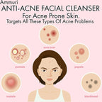 AMMURI Anti Acne Facial Cleanser - Clear Skin Magic for Acne - Prone Complexions - Facial Cleanser - British D'sire