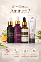 Ammuri Anti Ageing Set Retinol Collagen Serum + SPF 50 Cream Wrinkle Repair Glow - Anti Ageing Face Serum - British D'sire