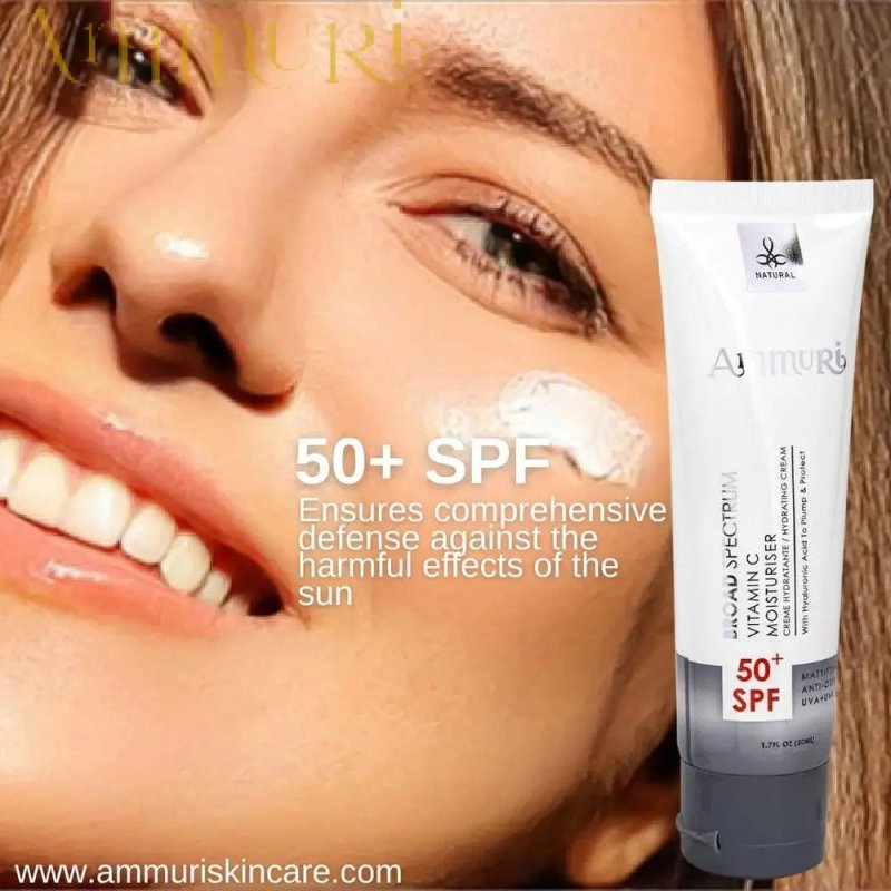 Ammuri Anti-Aging Retinol Serum & SPF 50 Vitamin C Moisturizer Set for Radiant Skin Secondary image