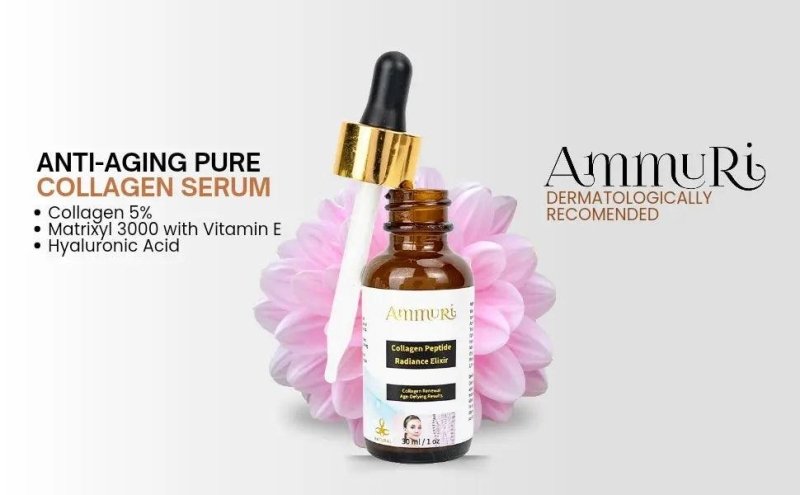 Ammuri Collagen Peptide Serum Youthful Radiance Skin Enhancer - Anti Ageing Face Serum - British D'sire