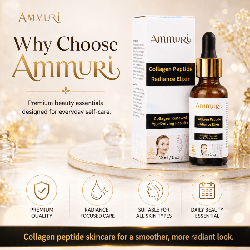 Ammuri Collagen Peptide Serum Youthful Radiance Skin Enhancer - Collagen Peptide Serum - British D'sire