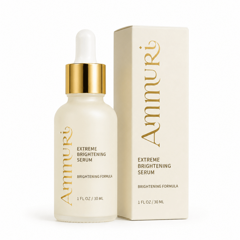 Ammuri Dark Spot Power Duo – Extreme Brightening Serum + Vitamin C & Glutathione Cream - Skincare Set - British D'sire