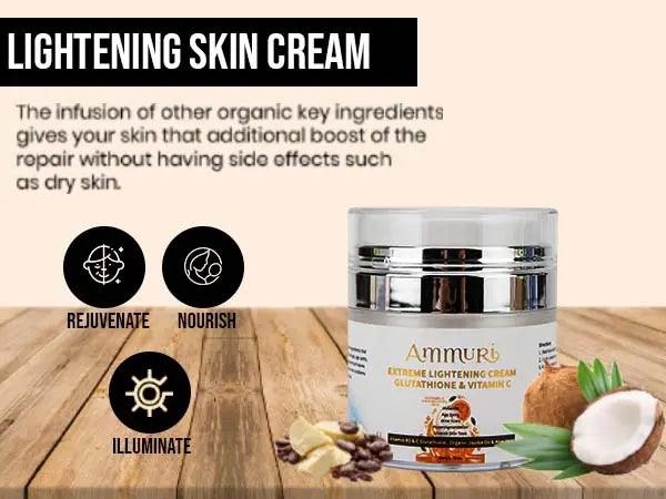 Ammuri Dark Spot Power Duo – Extreme Brightening Serum + Vitamin C & Glutathione Cream - Skincare Set - British D'sire