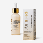 Ammuri Exosome Booster Serum – Brightening & Hydration Booster with Kojic Acid, Vitamin C & Alpha Arbutin | Fades Dark Spots, Evens Skin Tone & Boosts Radiance | For Face & Body – 30ml - Brightening Serum - British D'sire