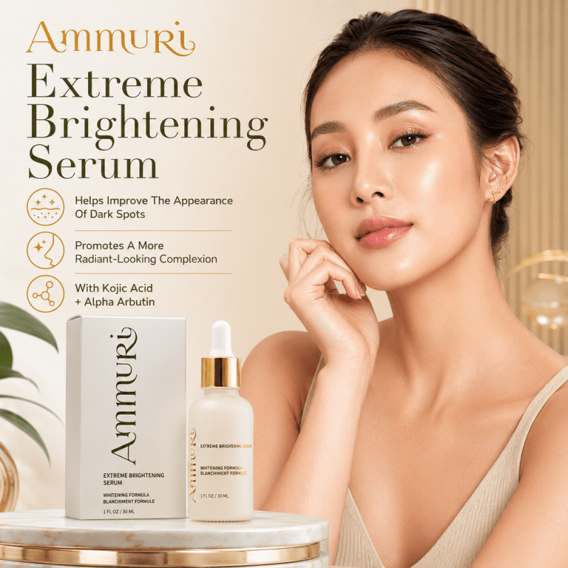 Ammuri Extreme Whitening Brightening Serum - Nourishing and Hydrating Serum - Brightening Serum - British D'sire