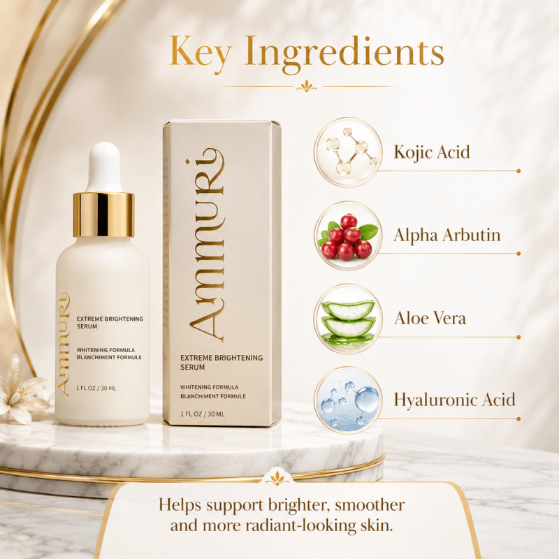 Ammuri Extreme Whitening Brightening Serum - Nourishing and Hydrating Serum - Brightening Serum - British D'sire