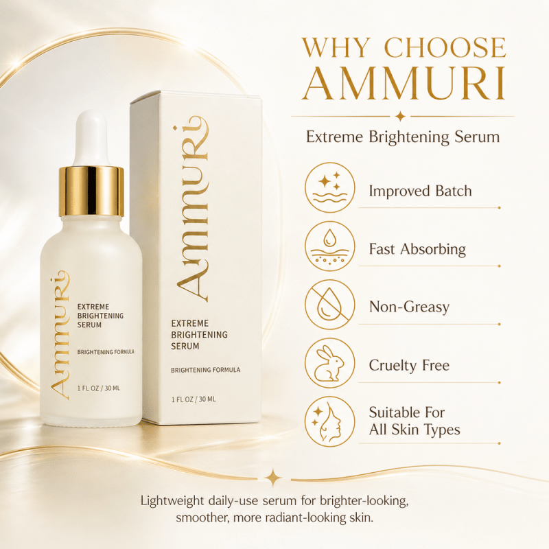 Ammuri Extreme Whitening Brightening Serum - Nourishing and Hydrating Serum - Brightening Serum - British D'sire