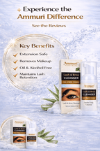 AMMURI Glow Lash & Brow Cleansing Kit - Expert Care for Long - Lasting Beauty - Lash & Brow Cleansing Kit eyelash extensions - British D'sire