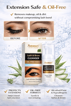 AMMURI Glow Lash & Brow Cleansing Kit - Expert Care for Long - Lasting Beauty - Lash & Brow Cleansing Kit eyelash extensions - British D'sire