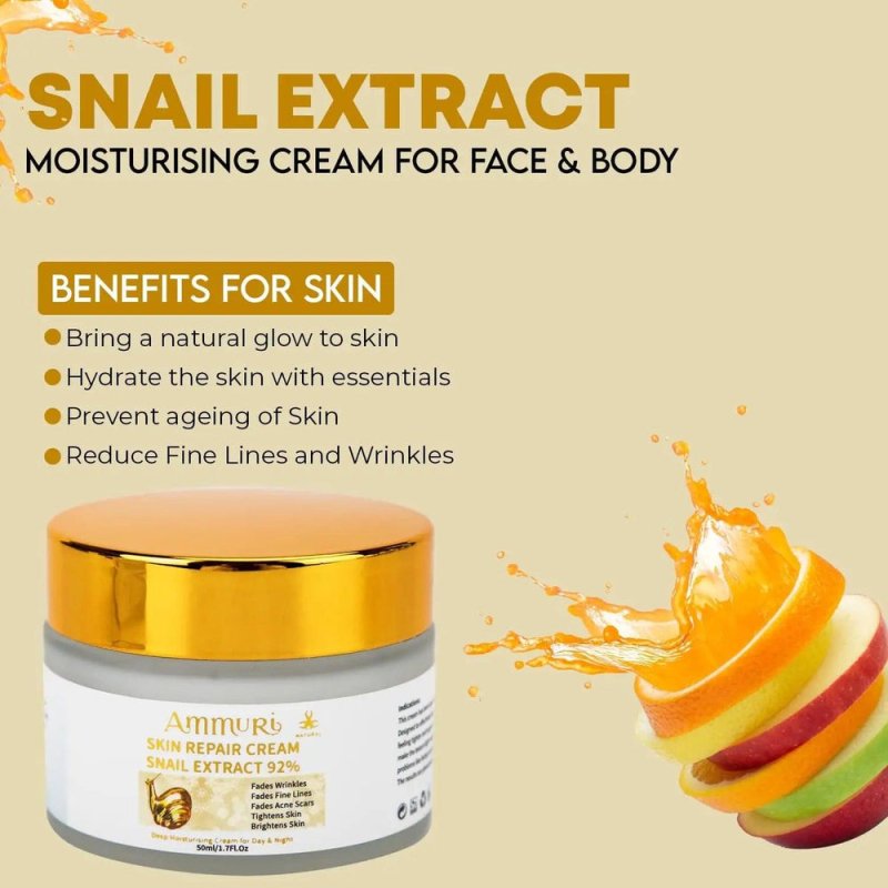 Ammuri Intensely Concentrated Snail Extract Day and Night Cream - Skin Transformation Unveiled Secondary image