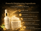 Ammuri Lightening Permanent Whitening Set Kojic Acid Serum Exosome Cream SPF 50 - Brightening Serum - British D'sire