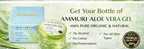 Ammuri Pure Aloe Vera Gel Natural Moisturizer Skin Psoriasis Treatment - Aloe Vera Gel - British D'sire