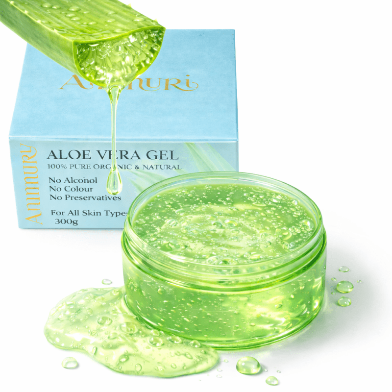 Ammuri Pure Aloe Vera Gel Natural Moisturizer Skin Psoriasis Treatment - Aloe Vera Gel - British D'sire Main image