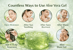 Ammuri Pure Aloe Vera Gel Natural Moisturizer Skin Psoriasis Treatment - Pure Organic Aloe Vera Gel - British D'sire