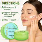 Ammuri Pure Aloe Vera Gel Natural Moisturizer Skin Psoriasis Treatment - Pure Organic Aloe Vera Gel - British D'sire