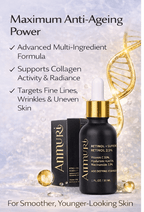 Ammuri Retinol 2.5% Rejuvenation Serum for Wrinkles, Dark Spots & Hydration 30ml - British D'sire