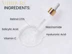 Ammuri Retinol 2.5% Rejuvenation Serum for Wrinkles, Dark Spots & Hydration 30ml - British D'sire