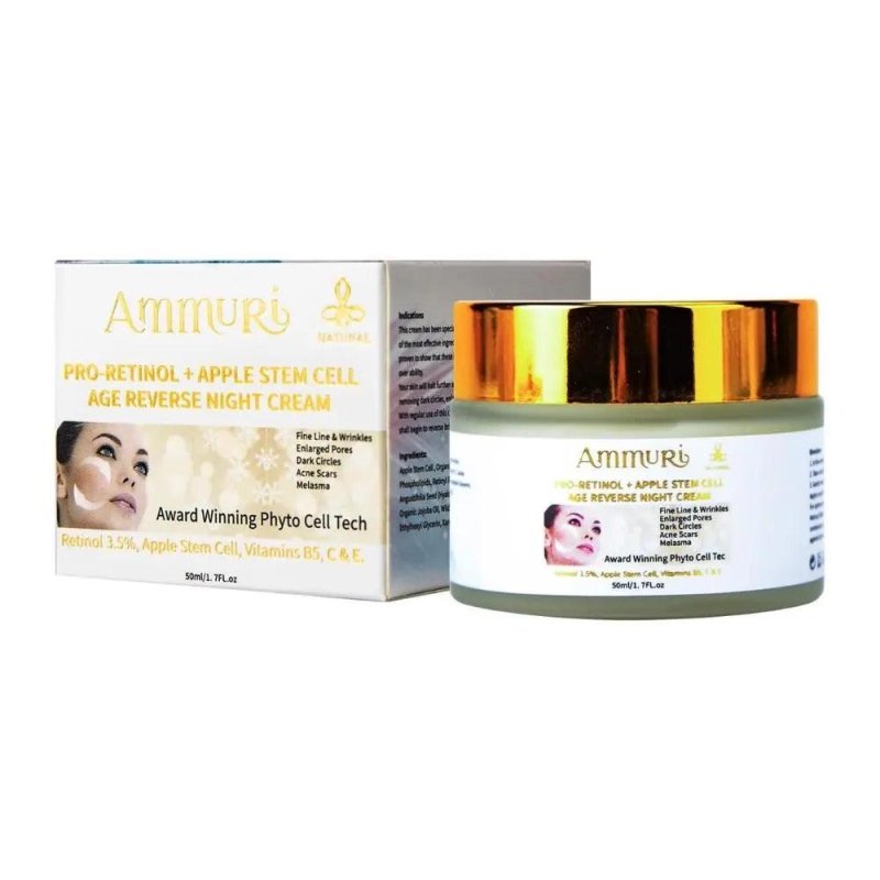 AmmuRi Retinol Cream Apple Stem Cell Age Reverse 3.5% Retinol Cream Youthful Radiance skin - Apple Stem Cell Age Reverse Cream - British D'sire
