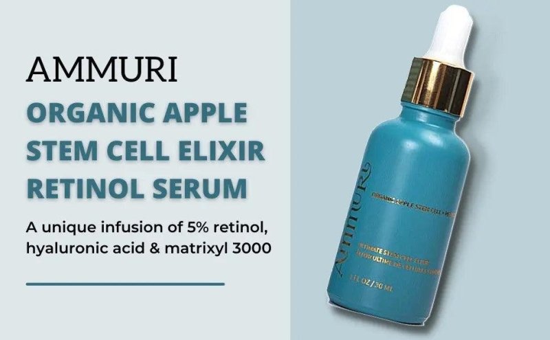 Ammuri Retinol Serum 5% High Strength + Apple Stem Cell | Clinically Proven - Ammuri Retinol Serum 5% (Ultimate Apple Stem Cell) - British D'sire