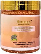 Ammuri Rose Clay 24K Gold Gel Face Mask – Pink Clay with Collagen, Niacinamide & Hyaluronic Acid – Hydrating, Pore Minimizer & Anti - Ageing Skincare, 250g - Ammuri Rose Clay 24K Gold Gel Face Mask - British D'sire
