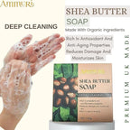 Ammuri Shea Butter Luxury Bar Soap: Soften, Soothe, and Pamper Your Skin Daily - Shea Butter Bar Soap - British D'sire