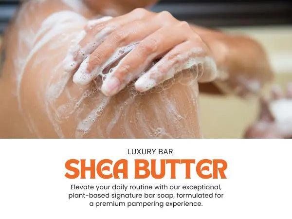 Ammuri Shea Butter Luxury Bar Soap: Soften, Soothe, and Pamper Your Skin Daily - Shea Butter Bar Soap - British D'sire