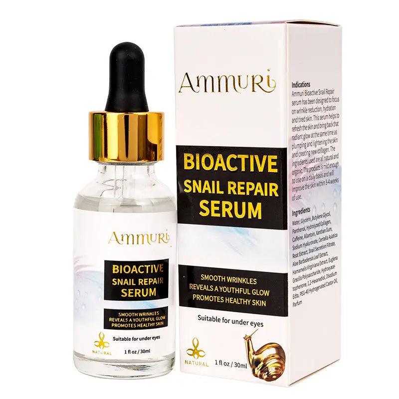 Ammuri Snail Repair Serum | Hydrating & Collagen Boosting - AMMURI BIOACTIVE SNAIL REPAIR SERUM 87% Organic Anti Ageing Face Serum - British D'sire