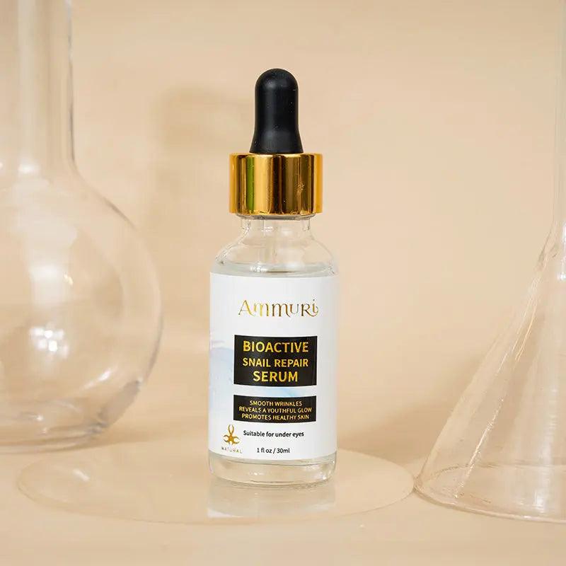 Ammuri Snail Repair Serum | Hydrating & Collagen Boosting - AMMURI BIOACTIVE SNAIL REPAIR SERUM 87% Organic Anti Ageing Face Serum - British D'sire