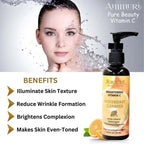 Ammuri Ultimate Radiance Skincare Package | Skincare Gift Set Vitamin C Day Cream SPF 50, Vitamin C Cleanser, Vitamin C Serum, Extreme Whitening Cream, Derma Roller Kit - British D'sire