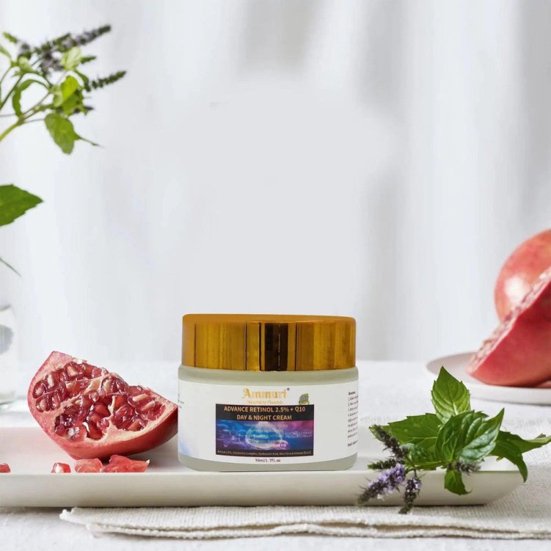 Ammuri Unlock Timeless Beauty with Ammuri Retinol Q10 Face Cream+ Advance Retinol 2.5% - ADVANCE RETINOL 2.5% + Q10, DAY & NIGHT CREAM - British D'sire