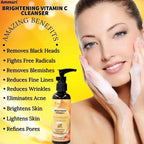 AMMURI Vitamin C Cleanser Radiance, Defy Age, fades sun damage, sunspots, and discoloration, refining and illuminating skin texture - Vitamin C Facial Cleanser - British D'sire