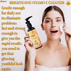 AMMURI Vitamin C Cleanser Radiance, Defy Age, fades sun damage, sunspots, and discoloration, refining and illuminating skin texture - Vitamin C Facial Cleanser - British D'sire