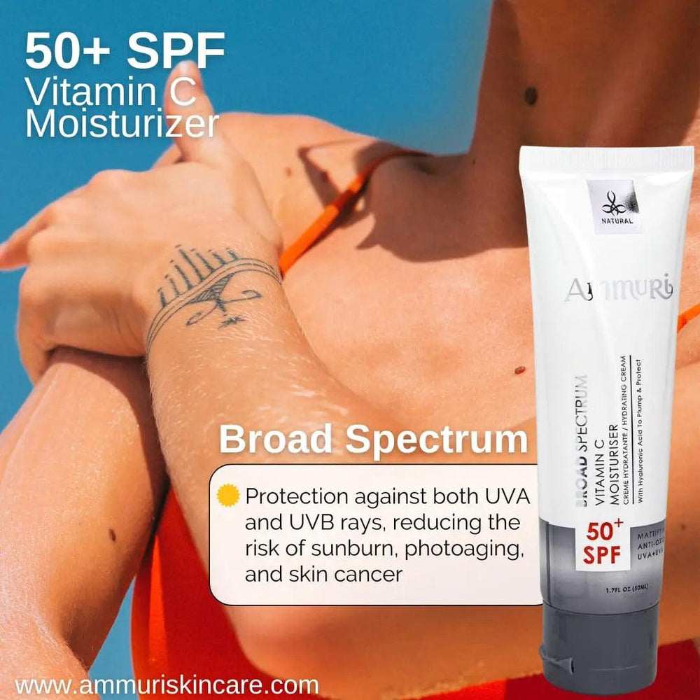 Ammuri Vitamin C Day Serum SPF50 - Hydrating, Anti-Ageing, Brightening, Sun Damage Repair, 50ml Secondary image