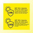 Ammuri Vitamin C Day Serum SPF50 - Hydrating, Anti-Ageing, Brightening, Sun Damage Repair, 50ml