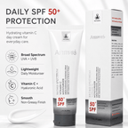 Ammuri Vitamin C Day Serum SPF50 - Hydrating, Anti-Ageing, Brightening, Sun Damage Repair, 50ml - SPF50 Moisturiser - British D'sire