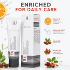 Ammuri Vitamin C Day Serum SPF50 - Hydrating, Anti-Ageing, Brightening, Sun Damage Repair, 50ml - SPF50 Moisturiser - British D'sire