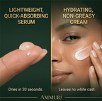 Ammuri Vitamin C Retinol Serum & SPF 50 Cream Brightening Skincare Routine Glow - Anti Ageing Face Serum - British D'sire