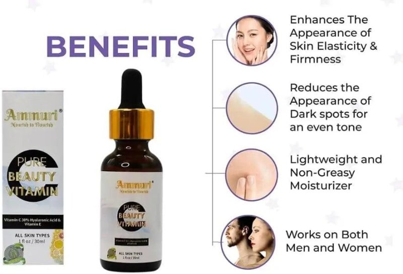 Ammuri Vitamin C Serum - Brightening Anti Aging - Vitamin C Serum - British D'sire