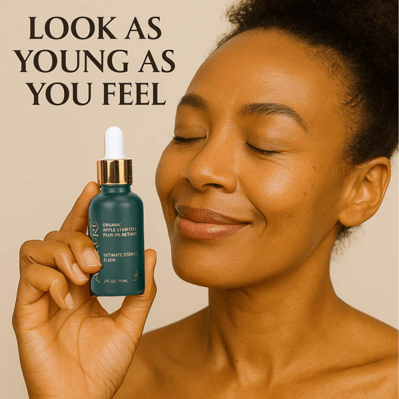 Ammuri’s 5% High Strength Retinol Serum + Apple Stem Cell Serum - 30ml - Ammuri Retinol Serum 5% (Ultimate Apple Stem Cell) - British D'sire