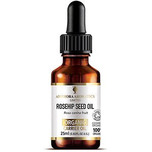 Amphora Aromatics COSMOS Organic Rosehip Seed Oil 25ml - Essential Oils - British D'sire