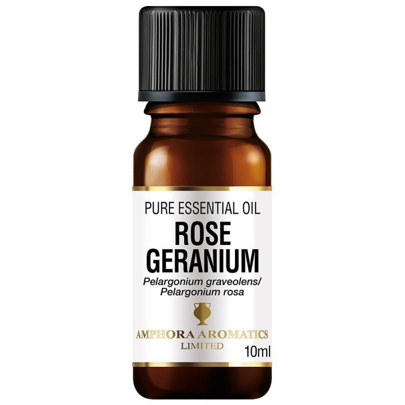 Amphora Aromatics Rose Geranium Essential Oil 10ml - Essential Oils - British D'sire