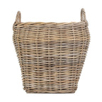 Amphora Rattan Log Basket with Hessian Lining - Log Baskets - British D'sire