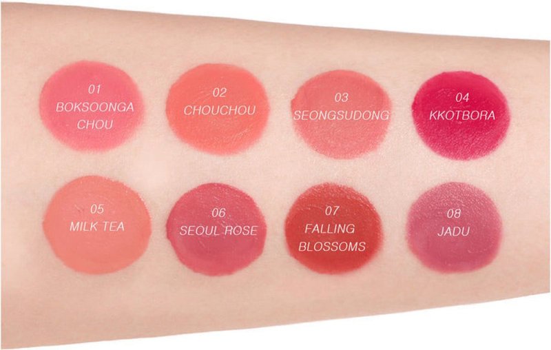 Amuse Chou Velvet Moisturizing Lip Tint 01 Boksoonga Chou 4g - Lip Tint - British D'sire
