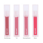 AMUSE Dew Velvet Semi Matt Fresh Dewy Velvet Texture Korean Makeup Transfer - proof Non - sticky Lipstick glossy Vegan 10 Rose Boksoonga (Rose Peach) 4g - Lip Tint - British D'sire