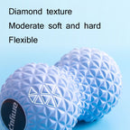 AMYUP Massage Plantar Fascia Ball Cervical Acupoint Deep Muscle Relaxation Peanut Ball(Blue) - British D'sire